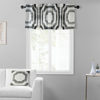 EFF Mecca Printed Cotton Window Valance, 50" X 19"