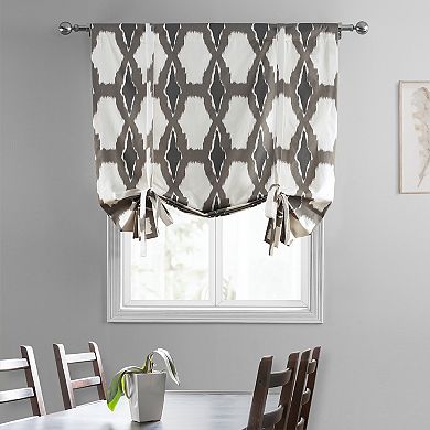 EFF Sorong Printed Cotton Tie-Up Window Shade, 46" X 63"