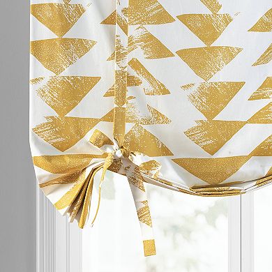 EFF Triad Printed Cotton Tie-Up Window Shade, 46" X 63"