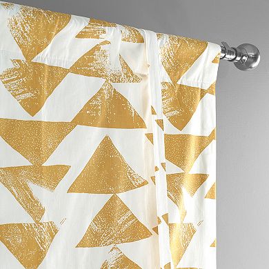 EFF Triad Printed Cotton Tie-Up Window Shade, 46" X 63"