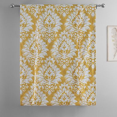 EFF Lacuna Printed Cotton Tie-Up Window Shade, 46" X 63", Lacuna Sun