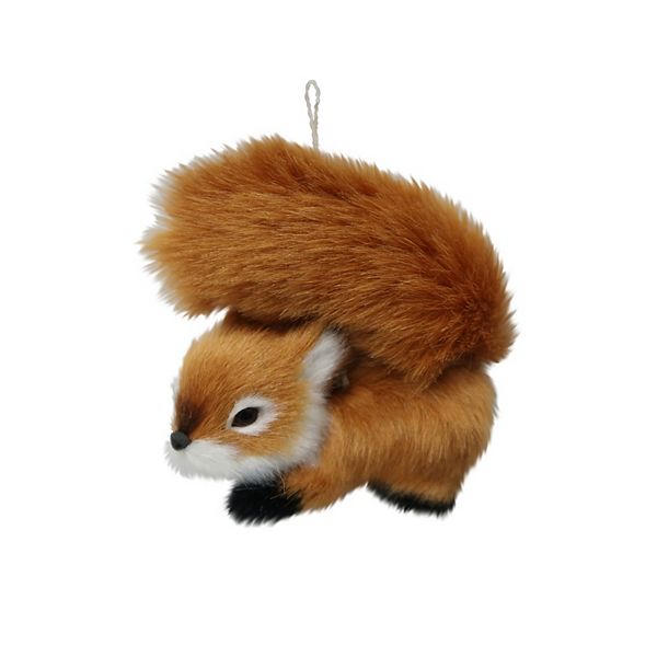 St. Nicholas Square® Faux Fur Squirrel Christmas Ornament