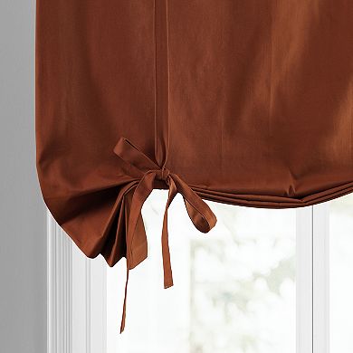 EFF Solid Cotton 70-in. Tie-Up Window Shade, 46" X 63"