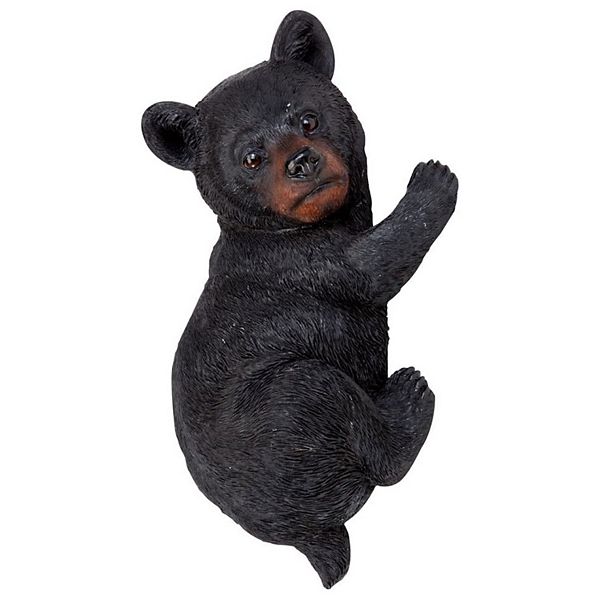 Bits and Pieces Bear Cub Up a Tree Animal Garden Tree Hugger,  x 8 x 8  Inch