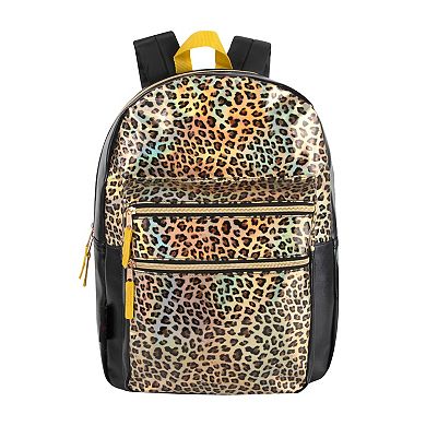 Girls Delia's Animal Print Faux Leather Backpack