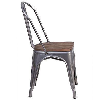 Flash Furniture Metal Stackable Chair