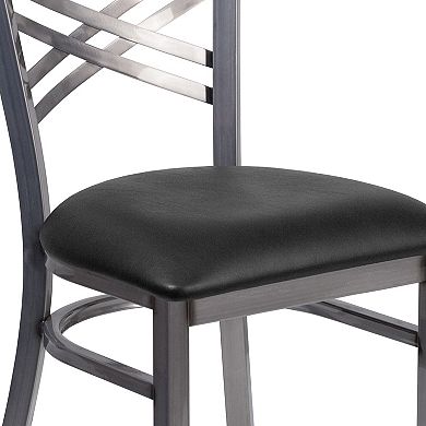 Flash Furniture Hercules Series X-Back Metal Restaurant Chair