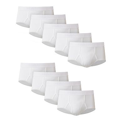 Hanes Ultimate 7+2 Bonus Pack Men's Full-Cut White Briefs