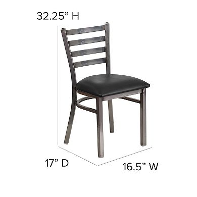 Flash Furniture Hercules Series Ladder-Back Metal Restaurant Chair