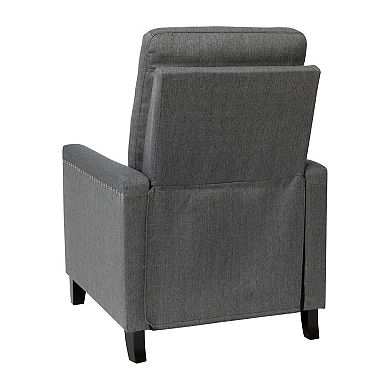 Flash Furniture Carson Transitional Push-Back Recliner Chair