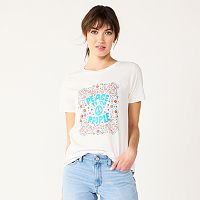 Sonoma Goods For Life Womens Patriotic Graphic Tee Deals