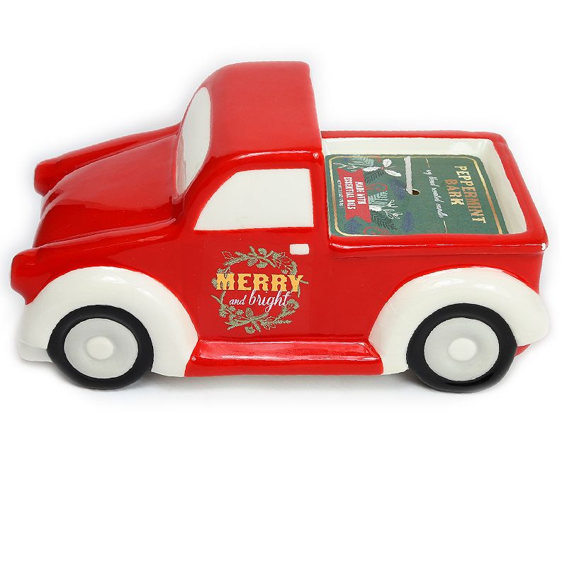 St. Nicholas Square Merry & Bright Truck Candle Table Decor, Multicolor