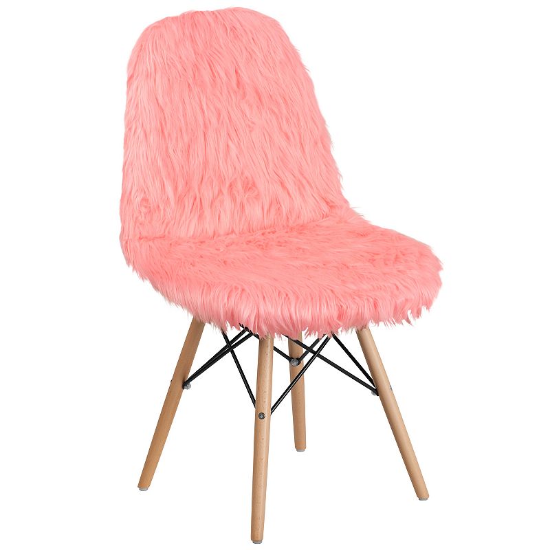 60176294 Flash Furniture Shaggy Dog Accent Chair, Pink sku 60176294
