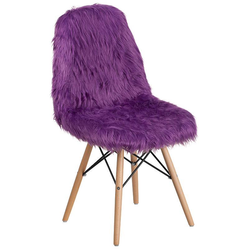 46961632 Flash Furniture Shaggy Dog Accent Chair, Purple sku 46961632