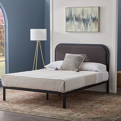 Lucid Dream Rounded Upholstered Bed