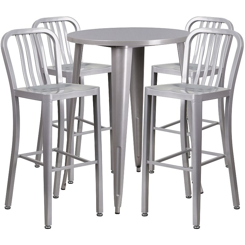 71407475 Flash Furniture Commercial Grade 30 Round Metal In sku 71407475