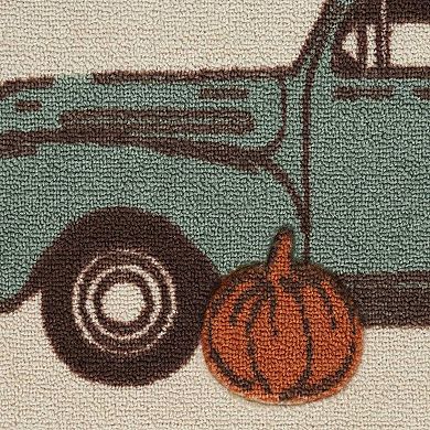 Celebrate Together™ Fall Truck Harvest 19.5'' x 30'' Accent Rug