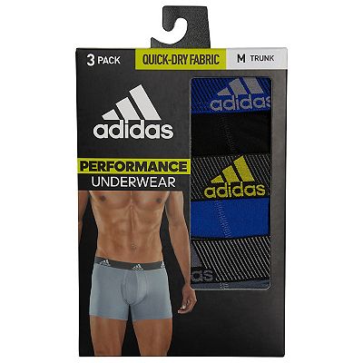 Men s adidas Performance 3 Pack Trunk Briefs