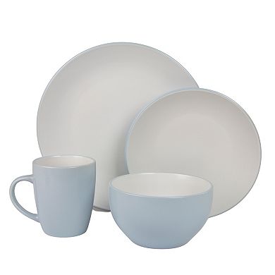 10 Strawberry Street 16-pc. Two-Tone Coupe Dinnerware Set