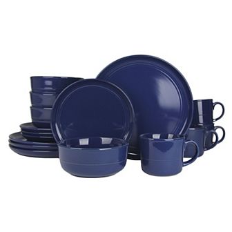10 Strawberry Street Double Line 16 pc Dinnerware Set