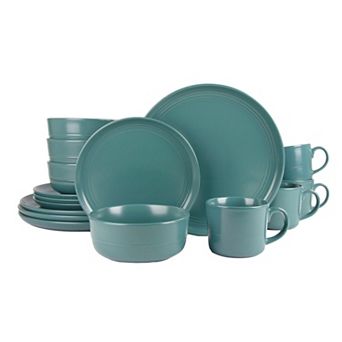 10 Strawberry Street Double Line 16 pc Dinnerware Set