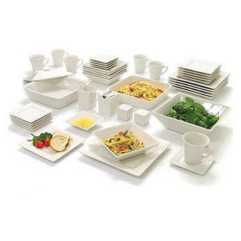 10 Strawberry Street Nova Square 45 pc Dinnerware Set