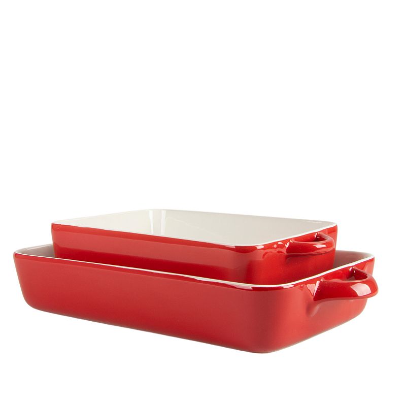 10 Strawberry Street Sienna 2 pc. Rectangle Bakeware Set, Red