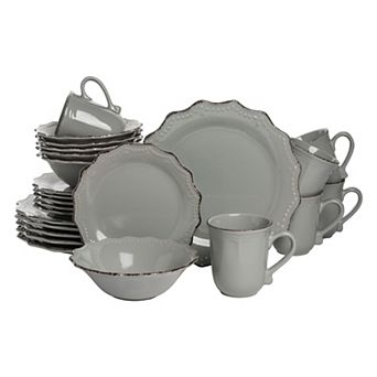 10 Strawberry Street Oxford 24 pc Dinnerware Set
