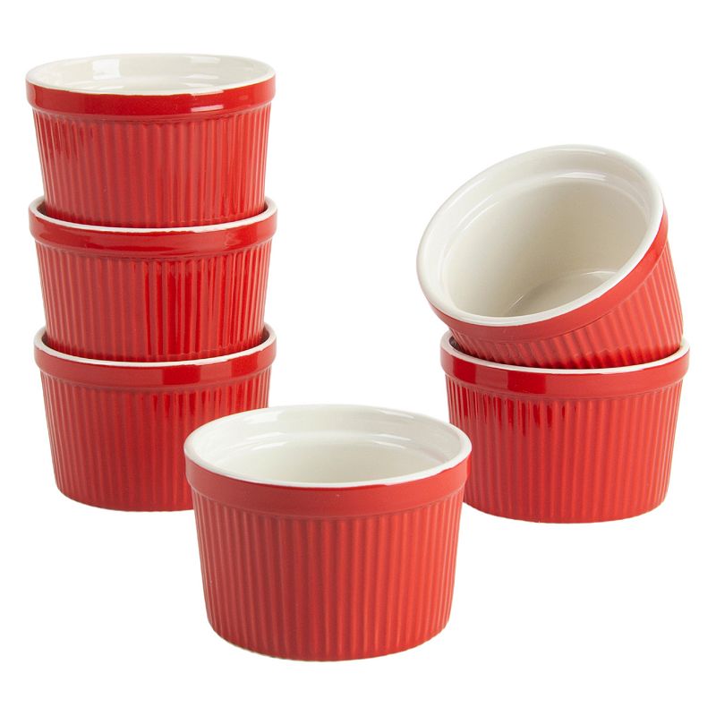 Rubbermaid DuraLite Glass Bakeware, Ramekin Set, 1-Cup Ramekins, 4-Pack