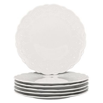 10 Strawberry Street Valentina 6 pc Side Plate Set