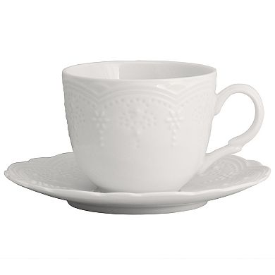 10 Strawberry Street Valentina 6-pc. Cup & Saucer Set