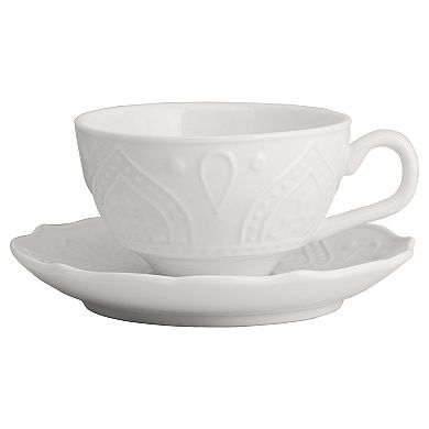 10 Strawberry Street Dahlia 6-pc. Cup & Saucer Set