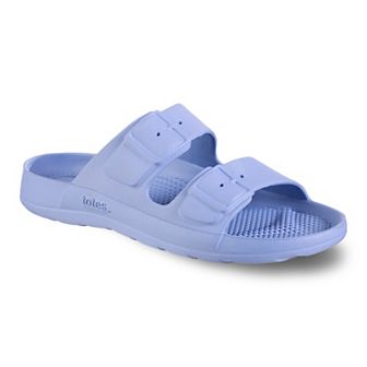 totes Solbounce Women's Molded Buckle Slide Sandals