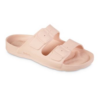 totes Solbounce Women's Molded Buckle Slide Sandals