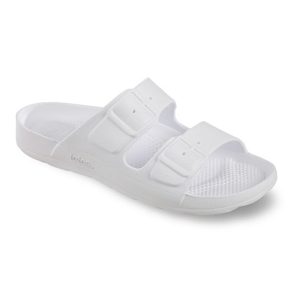 totes Solbounce Women's Molded Buckle Slide Sandals