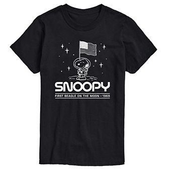 Men's Peanuts First Beagle In Space Tee