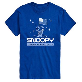 Men's Peanuts First Beagle In Space Tee