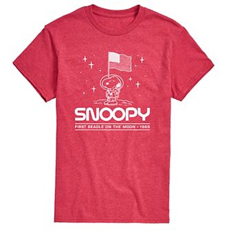 Men's Peanuts First Beagle In Space Tee