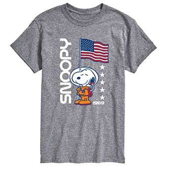Men's Peanuts Snoopy Flag 1969 Tee