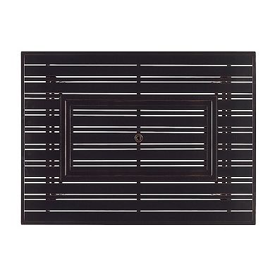 Oakland Living Rectangular Propane Fire Pit Table