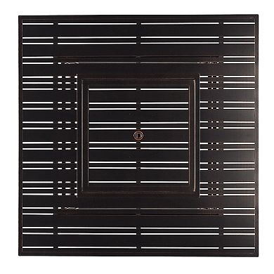 Oakland Living Square Propane Fire Pit Table