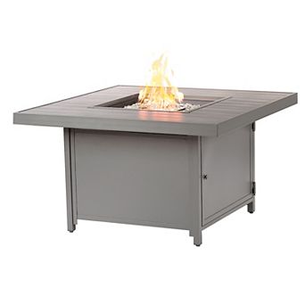 Oakland Living Square Propane Fire Pit Table
