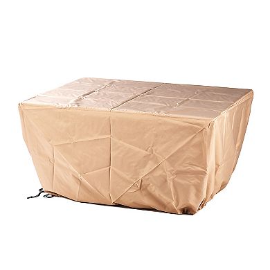 Oakland Living Rectangular Outdoor Propane Fire Pit Table