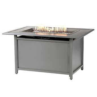 Oakland Living Rectangular Outdoor Propane Fire Pit Table