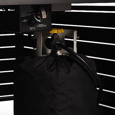 Oakland Living Rectangular Aluminum Propane Fire Pit Table