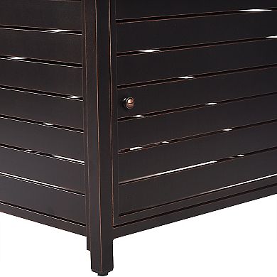 Oakland Living Square Aluminum Propane Fire Pit Table