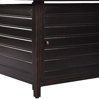 Oakland Living Rectangular Outdoor Propane Fire Pit Table