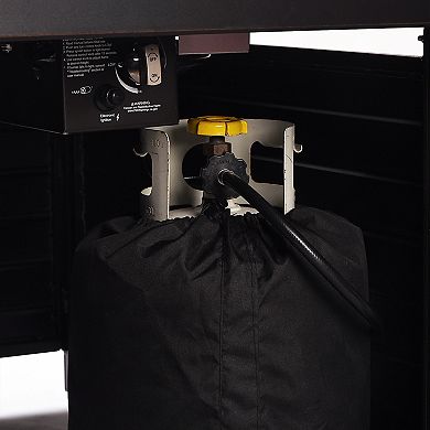 Oakland Living Rectangular Outdoor Propane Fire Pit Table