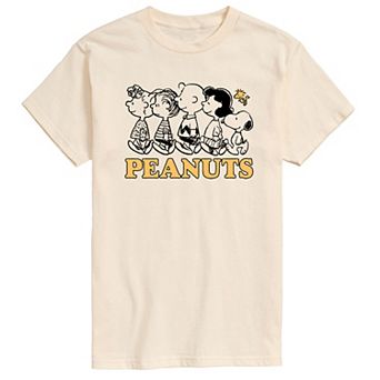 Men's Peanuts Group Outline Tee
