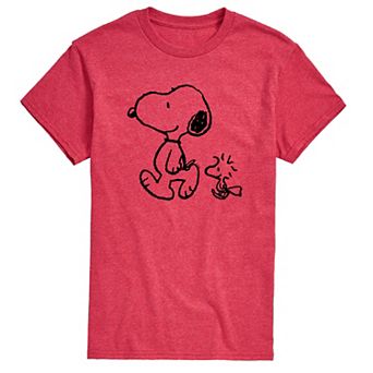 Men's Peanuts Snoopy Woodstock Walk Tee